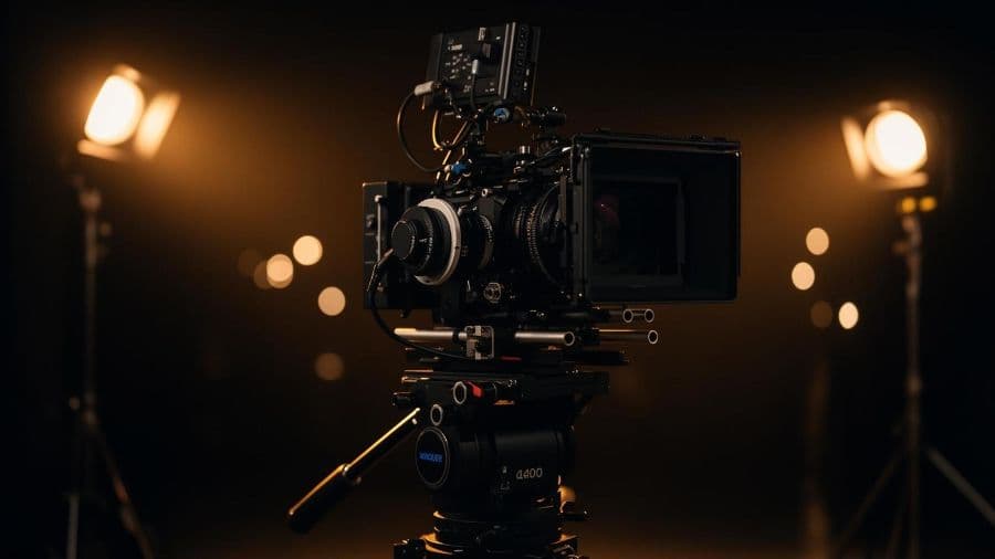 On-camera monitor setup